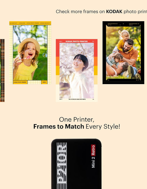 Load image into Gallery viewer, Mini 2 Retro 4Pass Portable Photo Printer (2.1X3.4 Inches) + 8 Sheets, White
