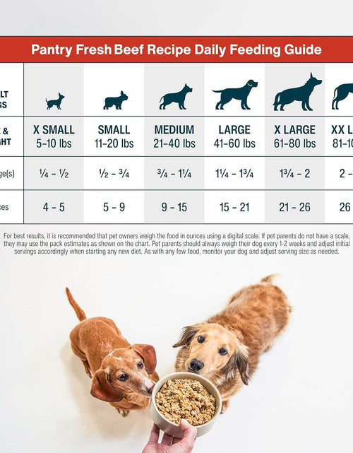 Load image into Gallery viewer, Pantry Fresh Wet Dog Food, Complete Meal or Dog Food Topper, Beef &amp; Russet Potato Human Grade Dog Food Recipe - 12.5 Oz (Pack of 6)
