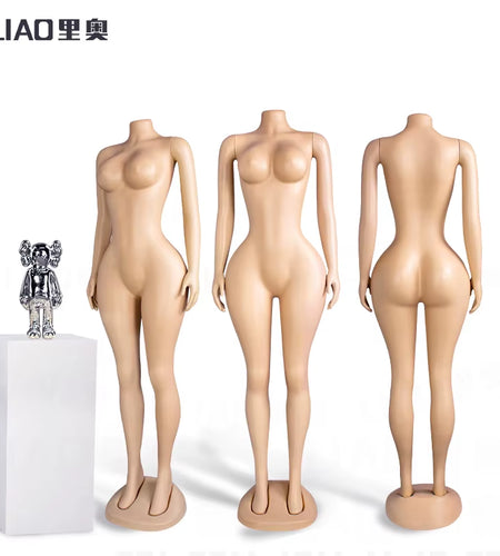 Cheap BBL Female Mannequins Plastic Big Bust Big Ass Woman Dummy Fashion Garments Display