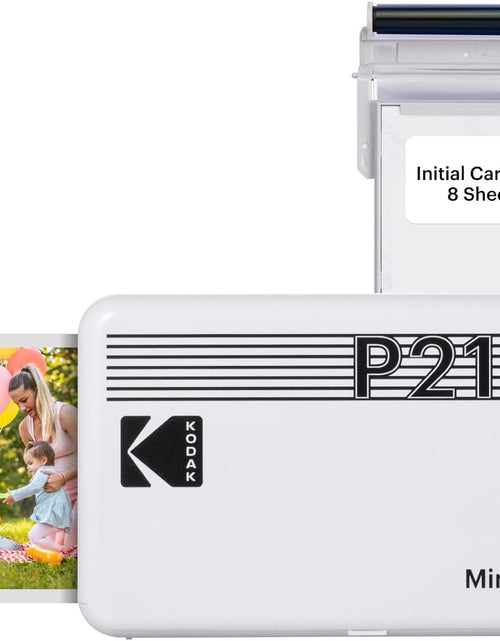 Load image into Gallery viewer, Mini 2 Retro 4Pass Portable Photo Printer (2.1X3.4 Inches) + 8 Sheets, White
