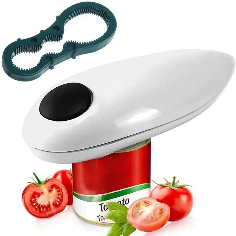 The One-Touch Electric Can Opener – Effortless Kitchen Convenience
