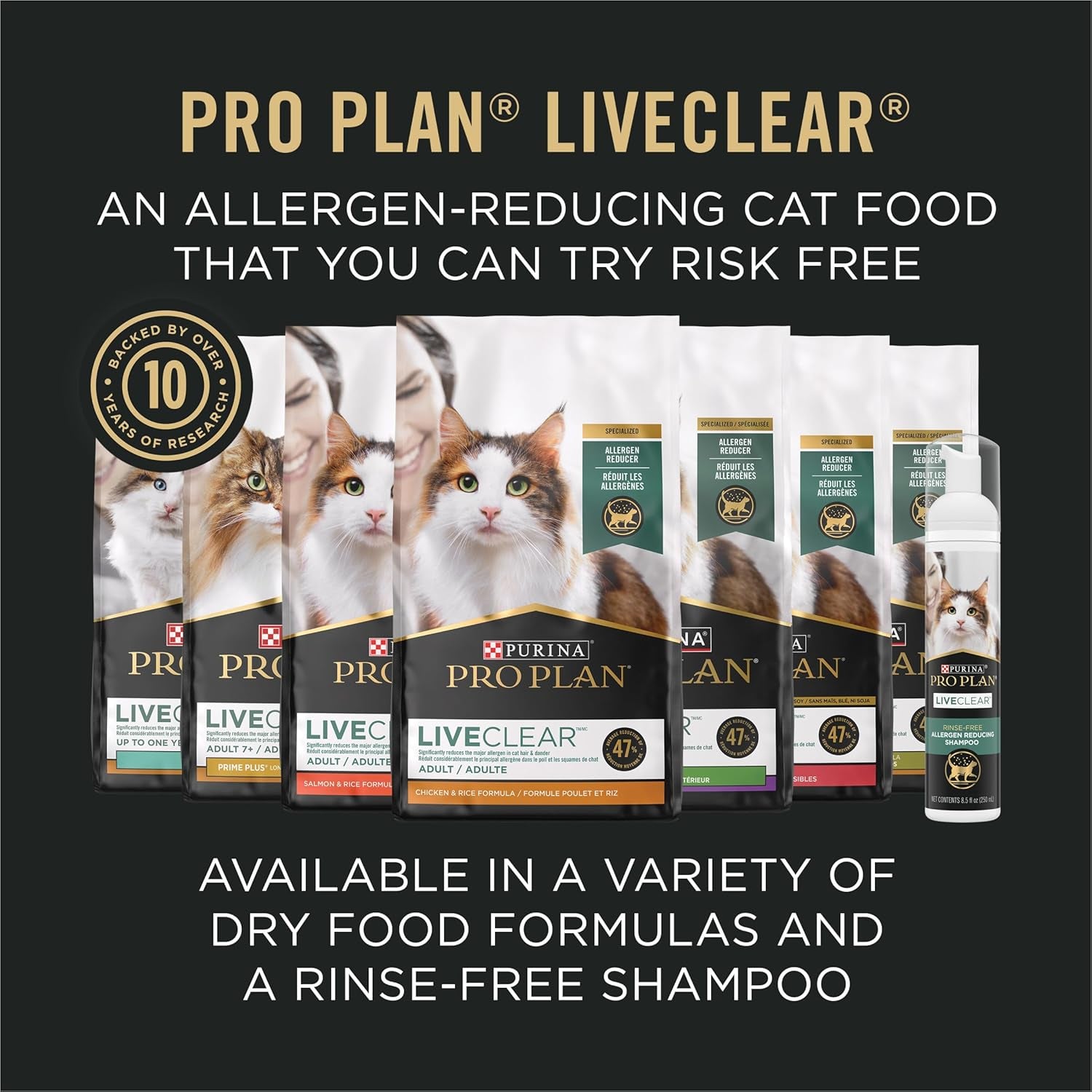 Liveclear with Probiotics Allergen Reducing Indoor Turkey & Rice Adult Dry Cat Food