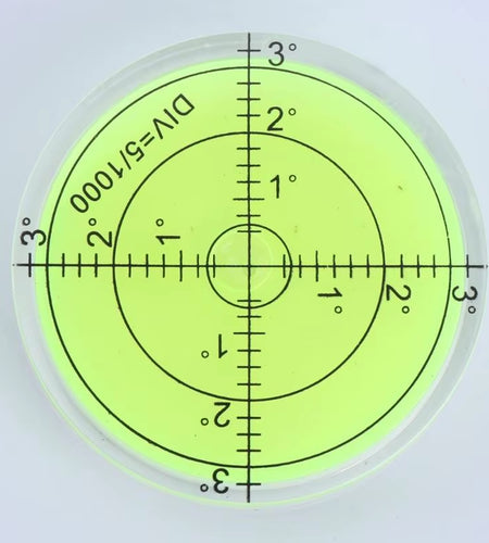 PrecisionPro 60MM PMMA Bubble Level – Accurate Surface Measurement Tool for Perfect Alignment