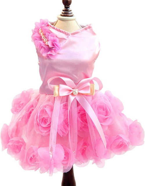 Load image into Gallery viewer, Dog Dress,Dog Wedding Dress,Dog Birthday Dress,Dog Tutu Dress
