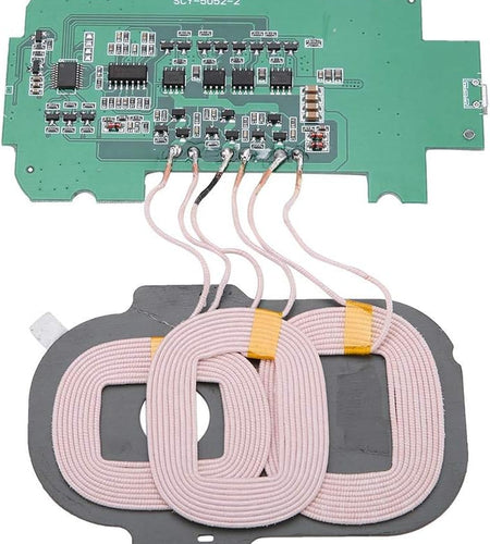 5W Wireless Charger Transmitter Module - Adopts 3 Coils - Built-In Short-Circuit Protection, Over-Voltage Protection - Wide Compatibility - DIY Wireless Charger Parts …