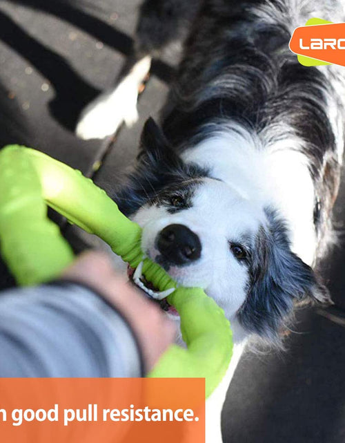 Load image into Gallery viewer, Dog Toys for Aggressive Chewers,¡¾Floatable¡¿ Dog Flying Disc, Dog Tug Toy, Interactive Dog Toys, Dog Teeth Cleaning, Tug of War Dog Toy, Dog Chew Toys, Dog Teething Toys for Catch, Fetch
