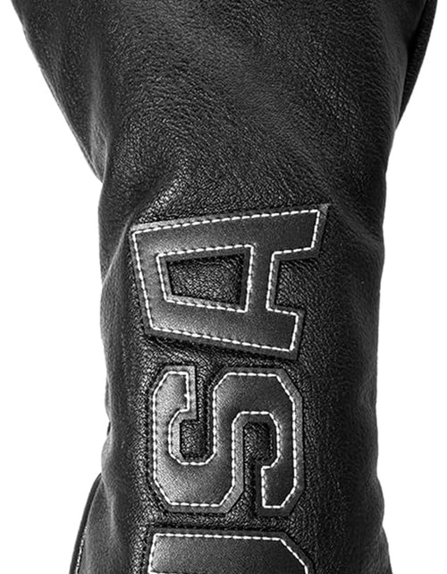 Load image into Gallery viewer, Golf Club Head Covers,Golf Headcovers Leather Golf Wood Covers for Divers Fairway Woods Hybrids(Ut) with Number Tag 3 5 7 X,Golf Iron Covers for Men Women
